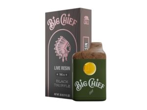 Big Chief 3G THC-A Disposable Black Truffle