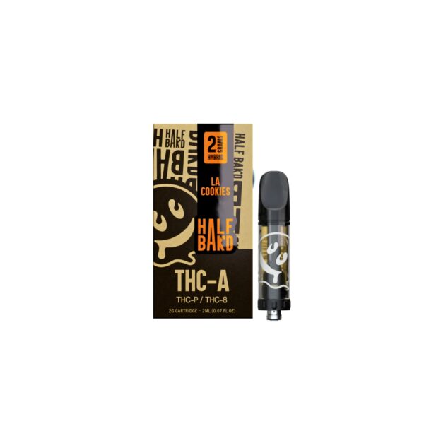 Half Bak'd 2G THC-A THC-P Cart LA Cookies