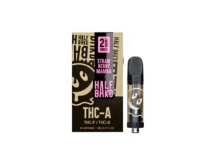 Half Bak'd 2G THC-A THC-P Cart Strawberry Mamba