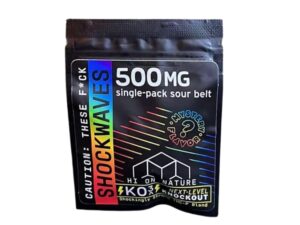 Hi on Nature 500MG Sour Belt Single Gummy