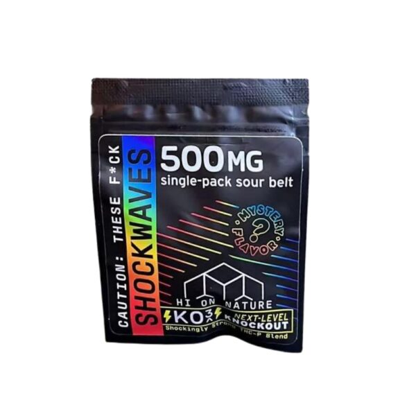 Hi on Nature 500MG Sour Belt Single Gummy